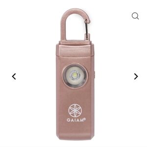 NWT Gaiam athletic training run walk safety alarm‎ in rose gold